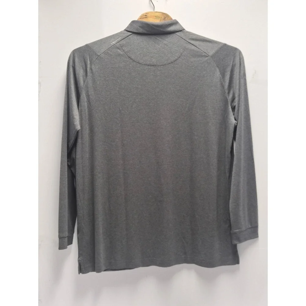 Callaway Polo Opti-Dri Swing Tech Quiet Shade Heather Long Sleeve Shirt 2XL - Picture 3 of 6